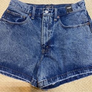 Abercrombie & Fitch Natural Rise denim shorts